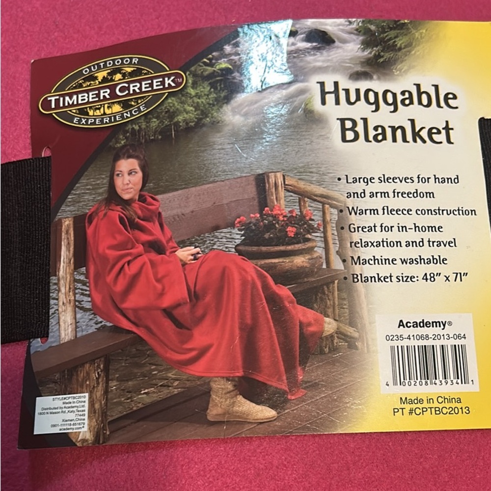 Timber Creek Pink Huggable Blanket